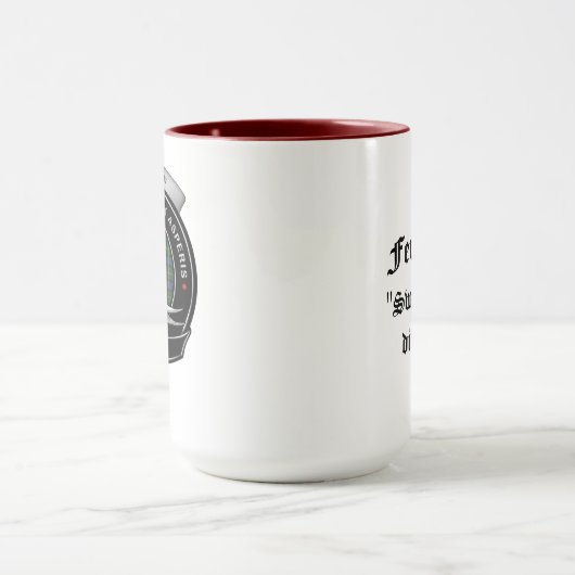 Fergusson Clan Badge Combo 15oz Mok (Midden)