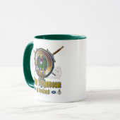 Fergusson Clan Badge Mok (Voorkant links)