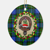 Fergusson Clan Badge & Tartan Persoonlijke mas Keramisch Ornament (Links)