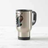 Fergusson Clan Badge Travel Mug Reisbeker (Voorkant rechts)