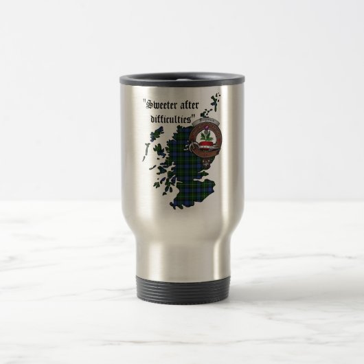 Fergusson Clan Badge Travel Mug Reisbeker (Center)