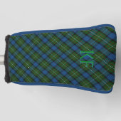 Fergusson Officiële Tartan met monogram / initiale Golfheadcover (Voorkant)