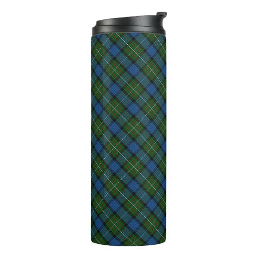 Fergusson Officiële Tartan met monogram / initiale Thermosbeker (Gedraaid links)