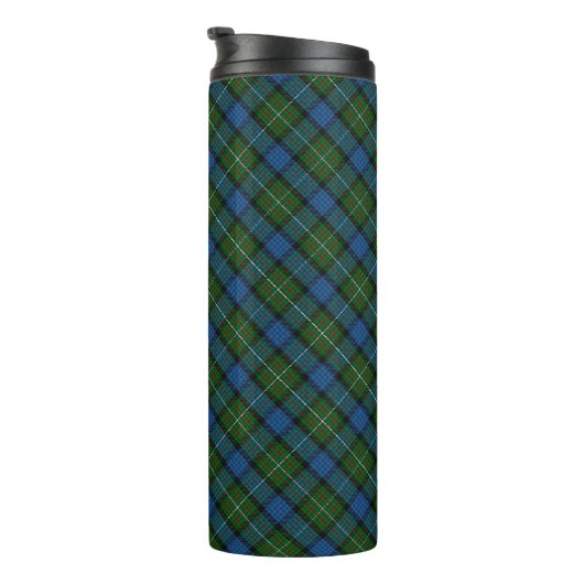 Fergusson Officiële Tartan met monogram / initiale Thermosbeker (Geroteerd rechts)