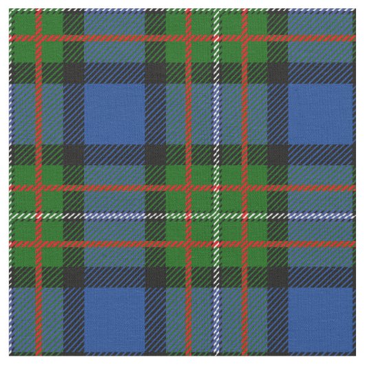 Fergusson Tartan Print Stof (Close Up)