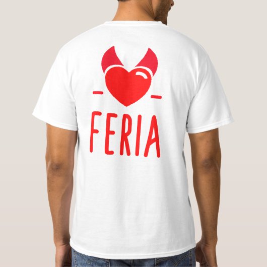 Feria de Demon Huurfee T-shirt (Achterkant)