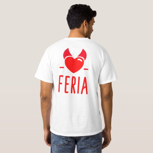 Feria de Demon Huurfee T-shirt (Achterkant volledig)