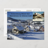 Ferienwohnung Elfriede Haist - Snow Briefkaart (Voorkant / Achterkant)