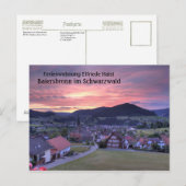 Ferienwohnung Elfriede Haist - Zonsondergang Briefkaart (Voorkant / Achterkant)
