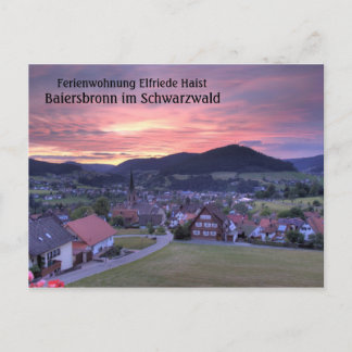 Ferienwohnung Elfriede Haist - Zonsondergang Briefkaart