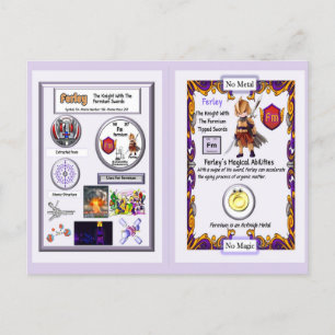 Ferley - Ridder Fermium Zwaarden Briefkaart