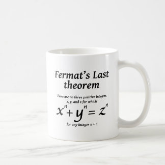Fermat's laatste theorie koffiemok