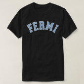 FERMI Blue Curved TShirt (Design voorkant)