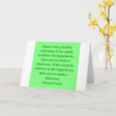 Fermi van Enrico citaat Kaart (Gele Bloem)