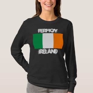 Fermoy, Ierland met Ierse vlag T-shirt