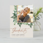 Fern | Aankondiging foto-Afstuderen (Staand Voorkant)