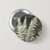 Fern Artistic Abstract Ronde Button 5,7 Cm (Voorkant /achterkant)