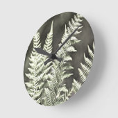 Fern Artistic Abstract Ronde Klok (Hoek)