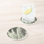 Fern Artistic Abstract Zandsteen Onderzetter (Zijkant)