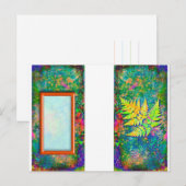 Fern Bagagelabel Briefkaart (Voorkant / Achterkant)