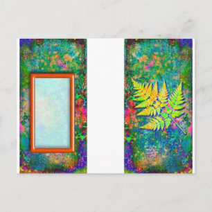 Fern Bagagelabel Briefkaart