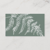 Fern Botanical Bridal Registry Insert Kaart Visitekaartje (Achterkant)