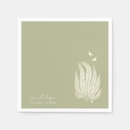 Fern & Butterflies | Weddenschappen — Napkins Servet