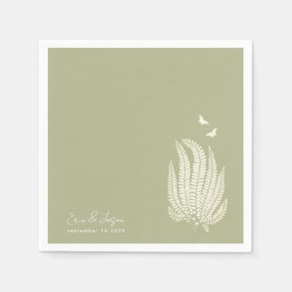 Fern & Butterflies | Weddenschappen — Napkins Servet