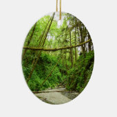 Fern Canyon I in Redwood National Park Keramisch Ornament (Rechts)