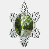 Fern Canyon II in Redwood National Park Tin Sneeuwvlok Ornament (Rechts)