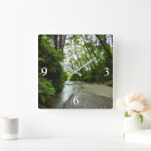 Fern Canyon II in Redwood National Park Vierkante Klok (Huis)