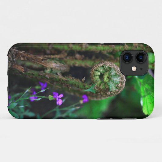 Fern en bloemen Case-Mate iPhone case (Achterkant (horizontaal))
