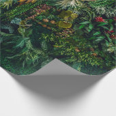 fern en plant decoreren op de muur cadeaupapier (Hoek)