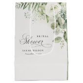 Fern Eucalyptus Greenery Foliage Vrijgezellenfeest Medium Cadeauzakje (Achterkant)