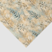 Fern & Eucalyptus Skeleton Leaf Decoupage Papier (Detail)