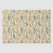 Fern & Eucalyptus Skeleton Leaf Decoupage Papier