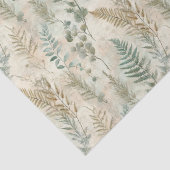 Fern & Eucalyptus Skeleton Leaf Decoupage Papier (Detail)