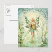 "Fern" Fairy van Scot Howden Briefkaart (Voorkant / Achterkant)