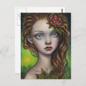 Fern Flower Briefkaart (Voorkant / Achterkant)