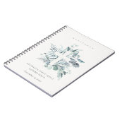 Fern Foliage Cross First Heilige Communistische Gu Notitieboek (Linkerzijde)