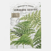  Fern French Script Kitchen Hand Towel Theedoek (Verticaal)