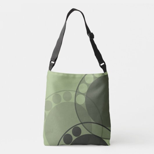 Fern Frond - Abstract-Tas Crossbody Tas (Achterkant)