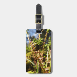 Fern Frond Bagagelabel
