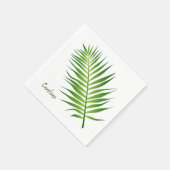 Fern Frond Design Paper Napkins Servet (Hoek)