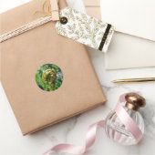 Fern Frond Ronde Sticker (Geschenken)
