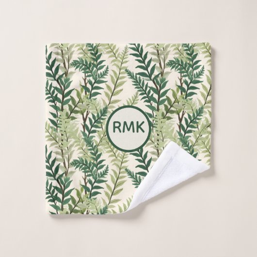 Fern Fronds Bad Handdoek (Wasdoekje)