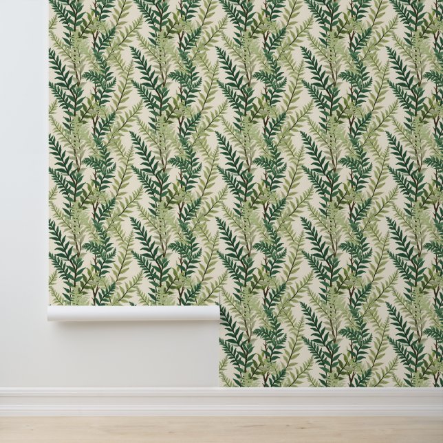 Fern Fronds Behang (Applicatie)