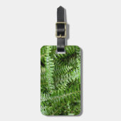 Fern Fronds I Green Natuur Bagagelabel (Voorkant verticaal)