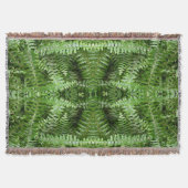 Fern Fronds I Green Natuur Deken (Voorkant)