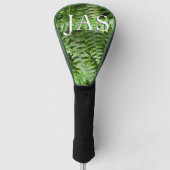 Fern Fronds I Green Natuur Golfheadcover (Voorkant)